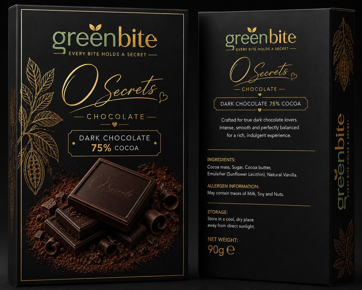 Dark chocolate with cocoa