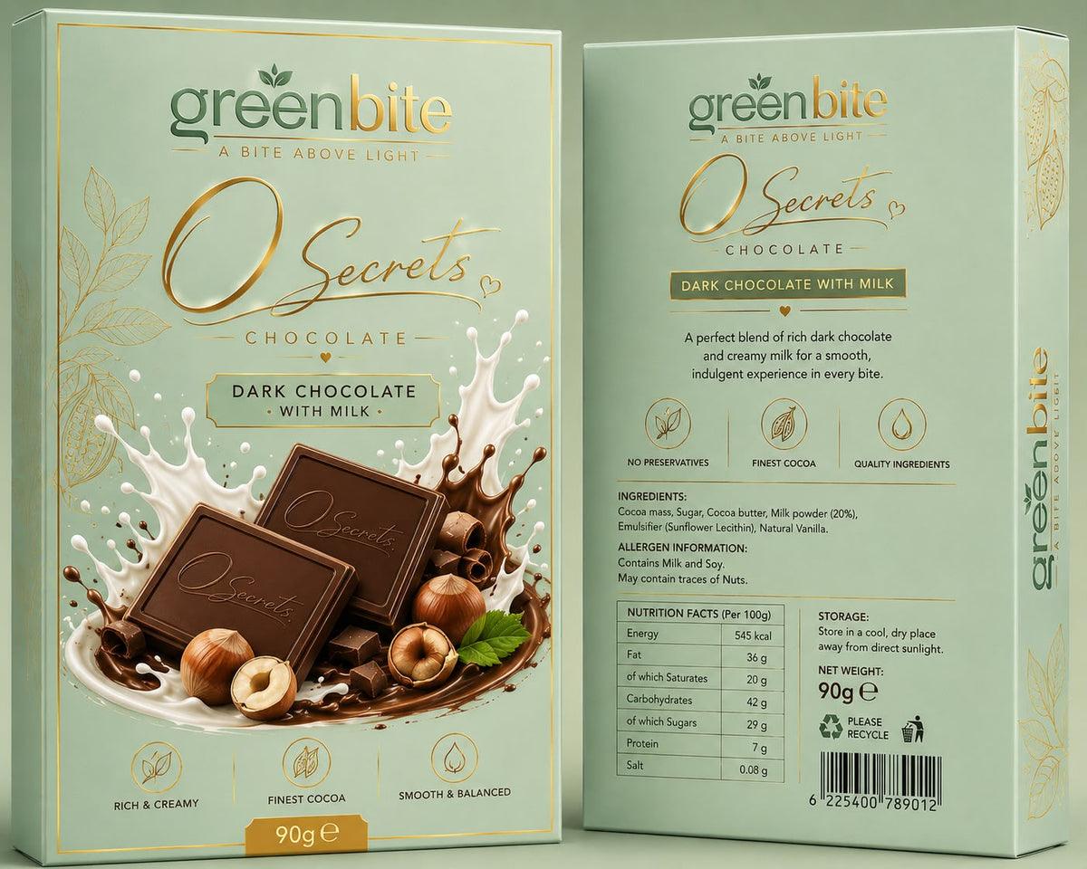 Dark chocolate with milk
